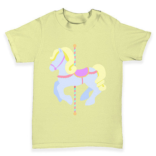 Carousel Purple Horse Baby Toddler T-Shirt