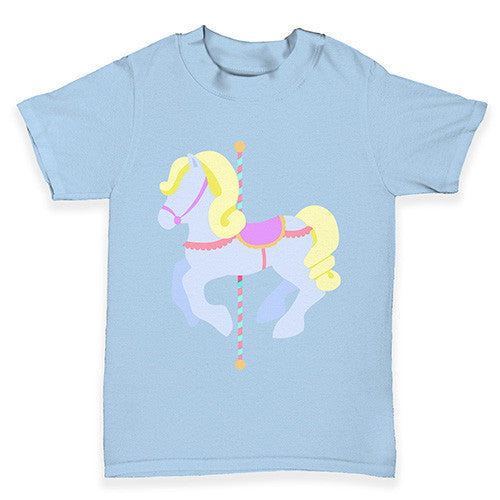 Carousel Purple Horse Baby Toddler T-Shirt