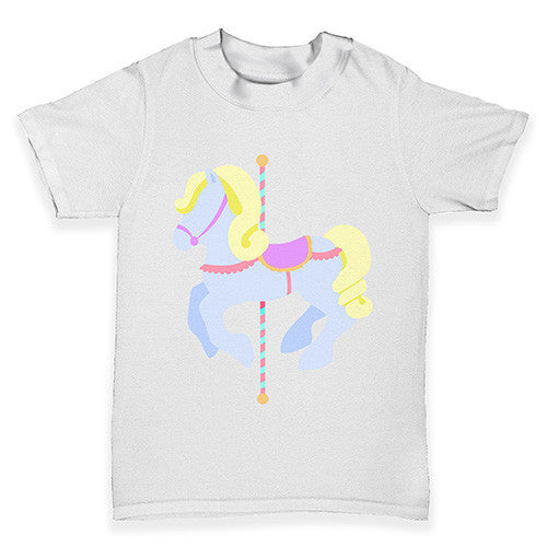 Carousel Purple Horse Baby Toddler T-Shirt