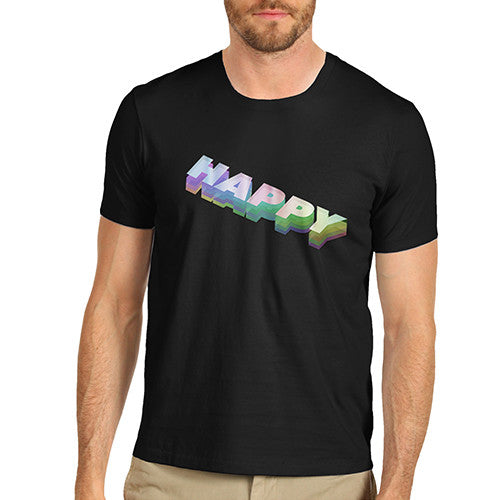 Men's Happy Multi Colour T-Shirt