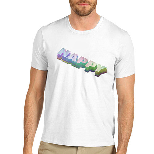 Men's Happy Multi Colour T-Shirt