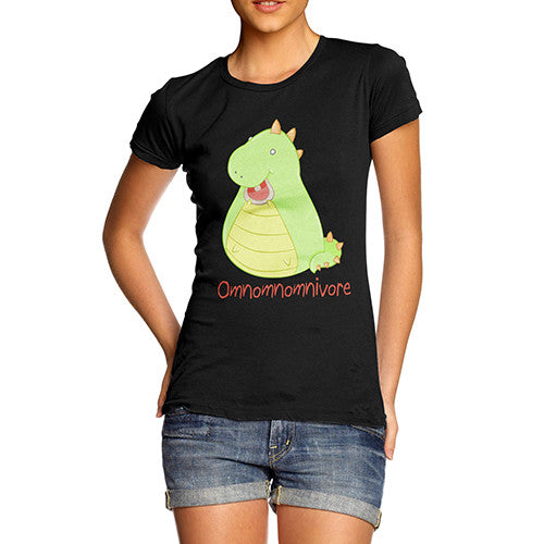 Women's Funny Omnivore Dino T-Shirt