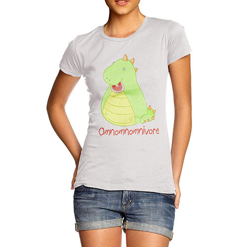 Women's Funny Omnivore Dino T-Shirt