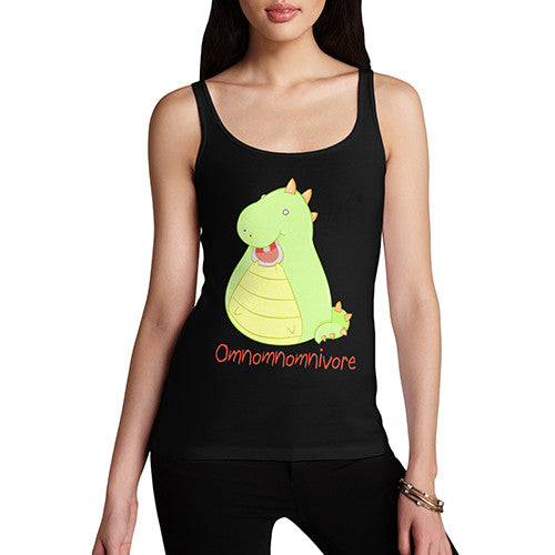 Women's Funny Omnivore Dino Tank Top