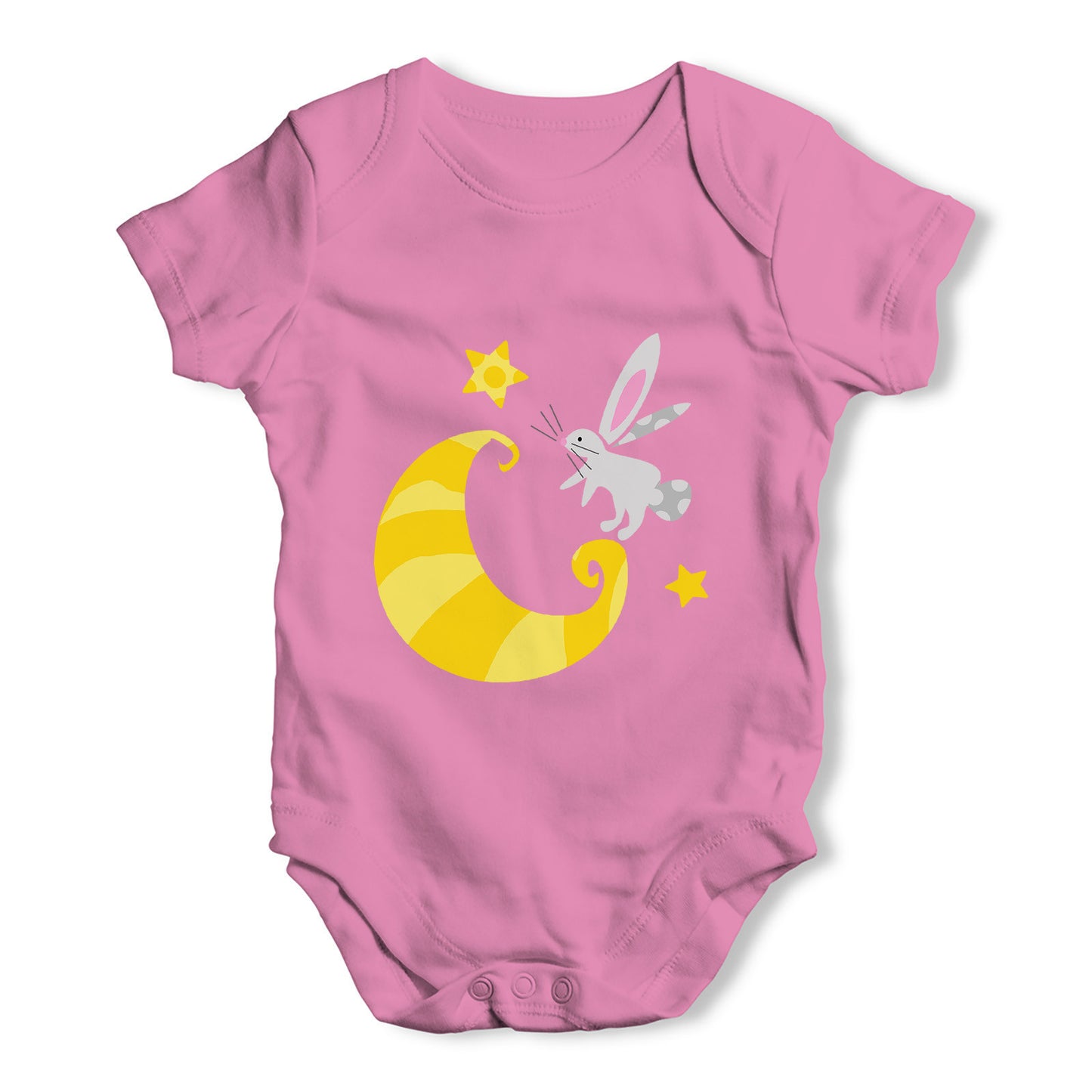 Bunny Moon & Stars Baby Grow Bodysuit