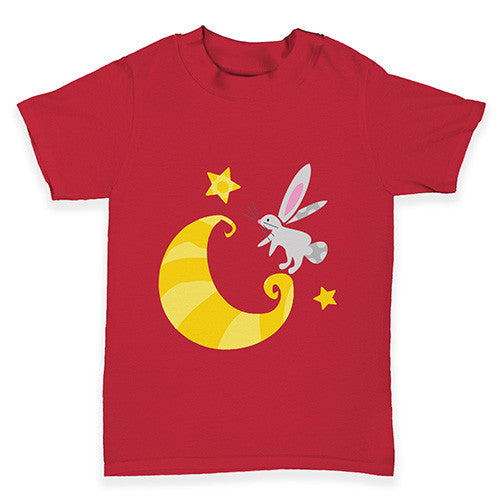 Bunny Moon & Stars Baby Toddler T-Shirt