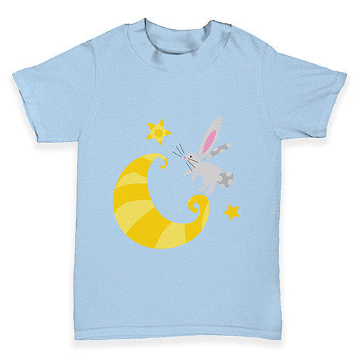 Bunny Moon & Stars Baby Toddler T-Shirt