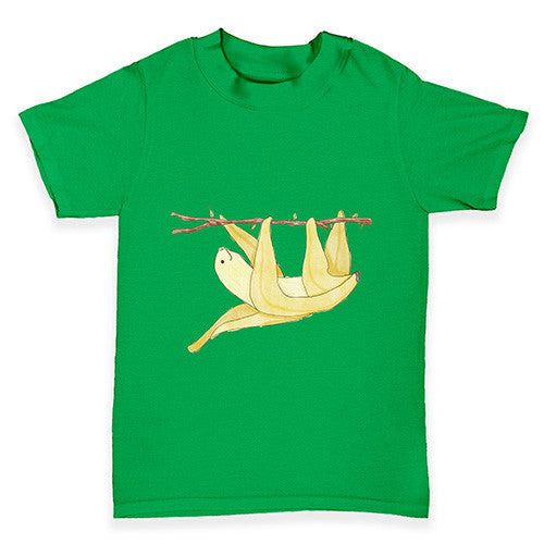 Banana Sloth Baby Toddler T-Shirt