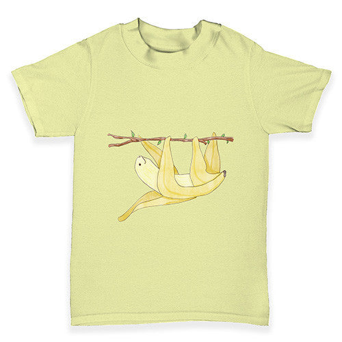 Banana Sloth Baby Toddler T-Shirt