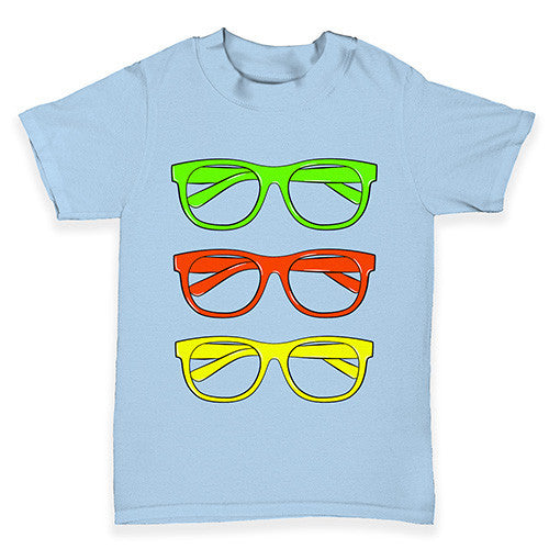 Coloured Glasses Frames Baby Toddler T-Shirt