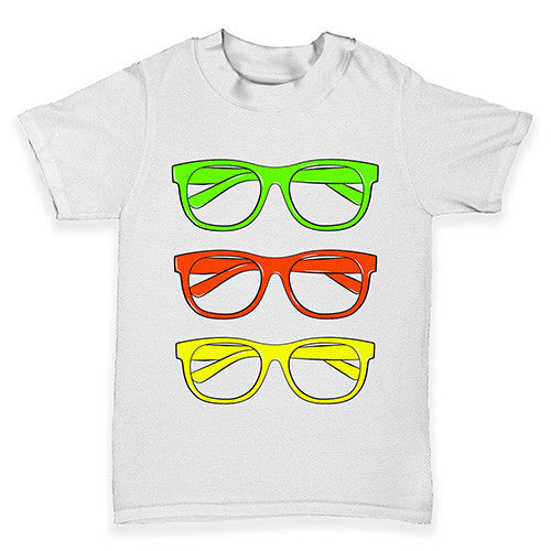 Coloured Glasses Frames Baby Toddler T-Shirt