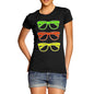 Women's Multicolour Specs T-Shirt