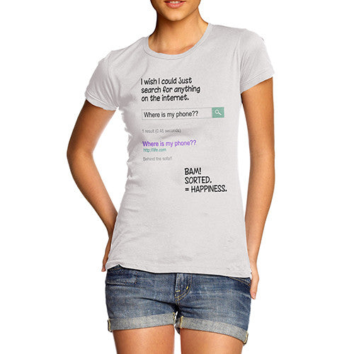 Women's Where Is My Phone T-Shirt