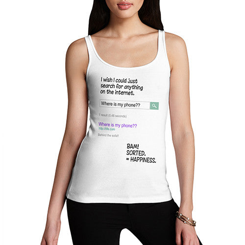 Women's Where Is My Phone Tank Top