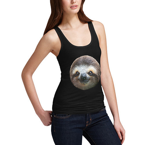 Women's Sloth Face Tank Top