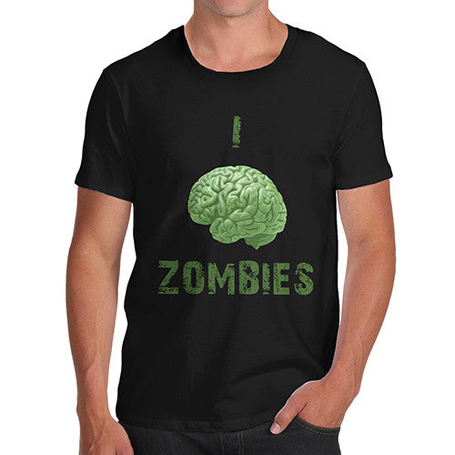 Men's I Love Zombie Brains T-Shirt