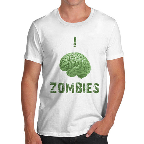 Men's I Love Zombie Brains T-Shirt