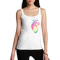 Women's Rainbow Heart Tank Top