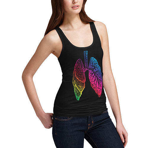 Women's Rainbow Lungs Tank Top