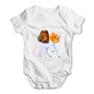 Unicorn Cat Butterfly Baby Grow Bodysuit