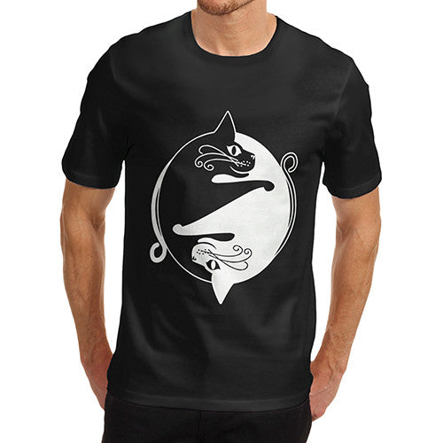 Men's Yin Yang Cat T-Shirt