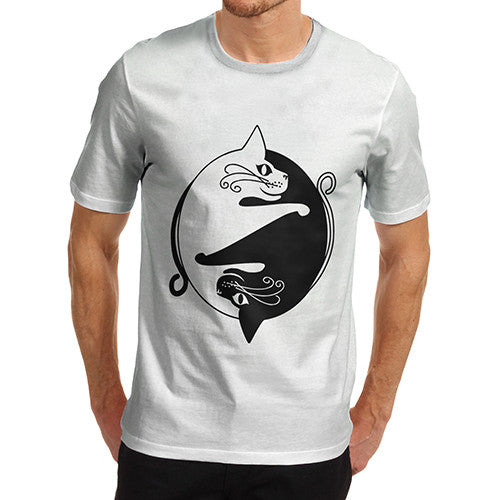 Men's Yin Yang Cat T-Shirt