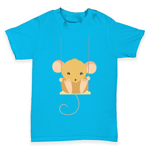 Mouse On A Swing Baby Toddler T-Shirt