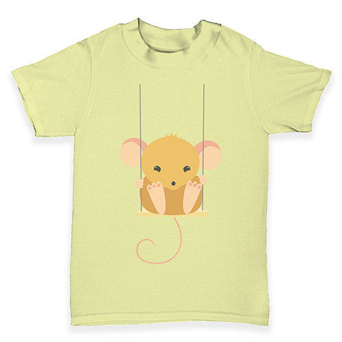 Mouse On A Swing Baby Toddler T-Shirt