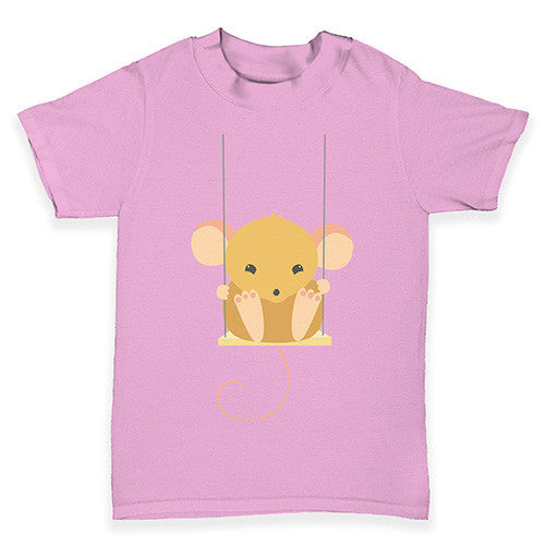 Mouse On A Swing Baby Toddler T-Shirt