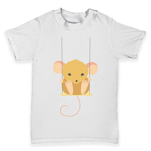 Mouse On A Swing Baby Toddler T-Shirt