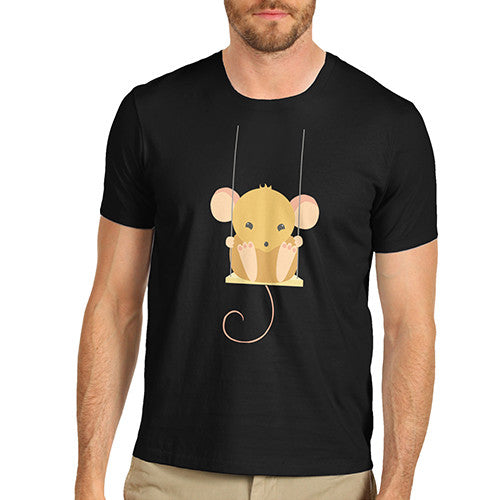 Men's Mouse On A Swing T-Shirt