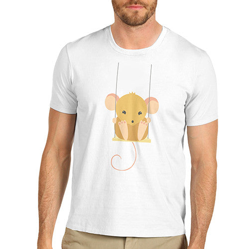 Men's Mouse On A Swing T-Shirt