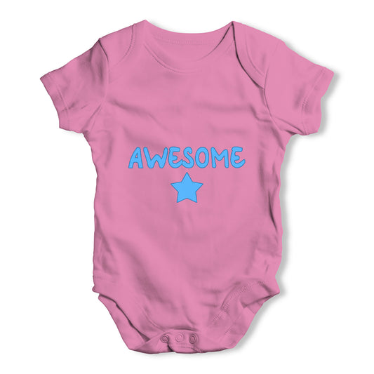 Awesome Star Baby Grow Bodysuit