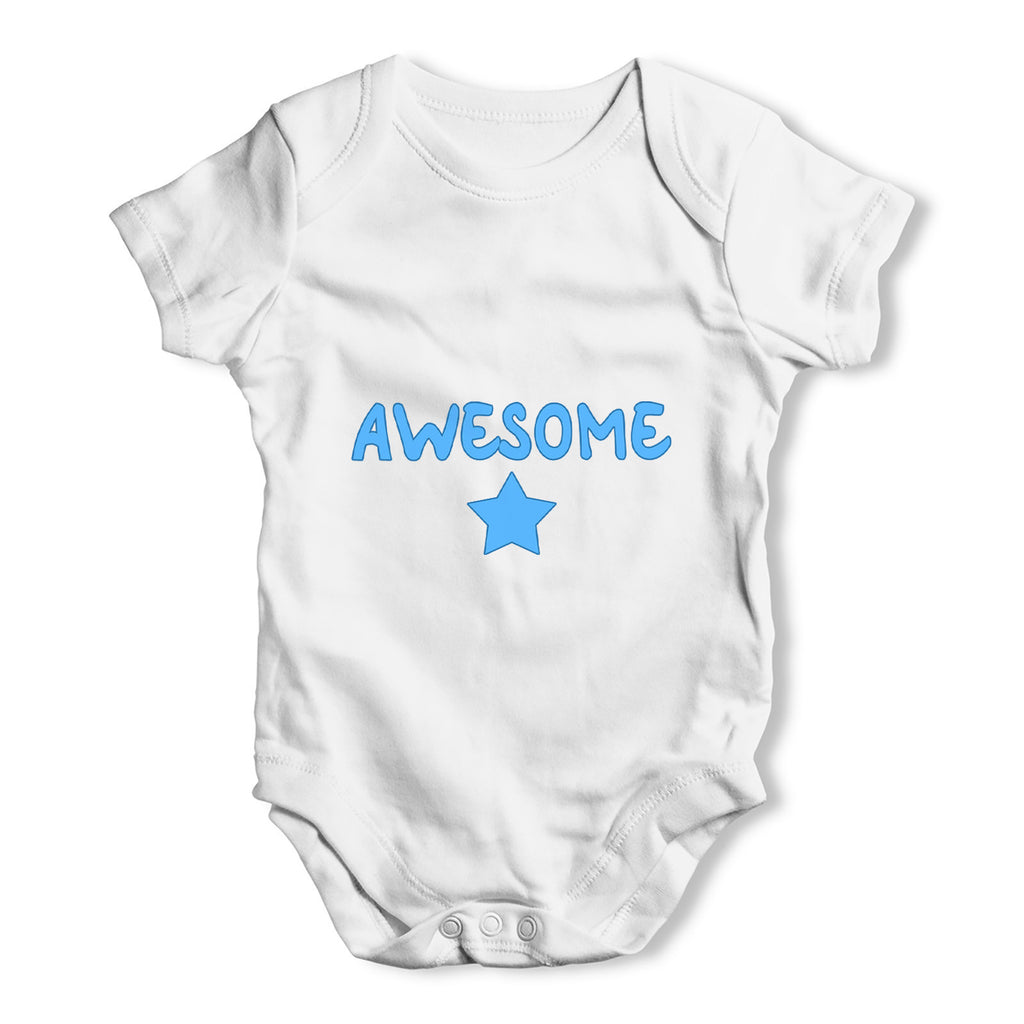 Awesome Star Baby Grow Bodysuit