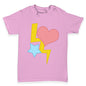 Lightning Heart Star Baby Toddler T-Shirt