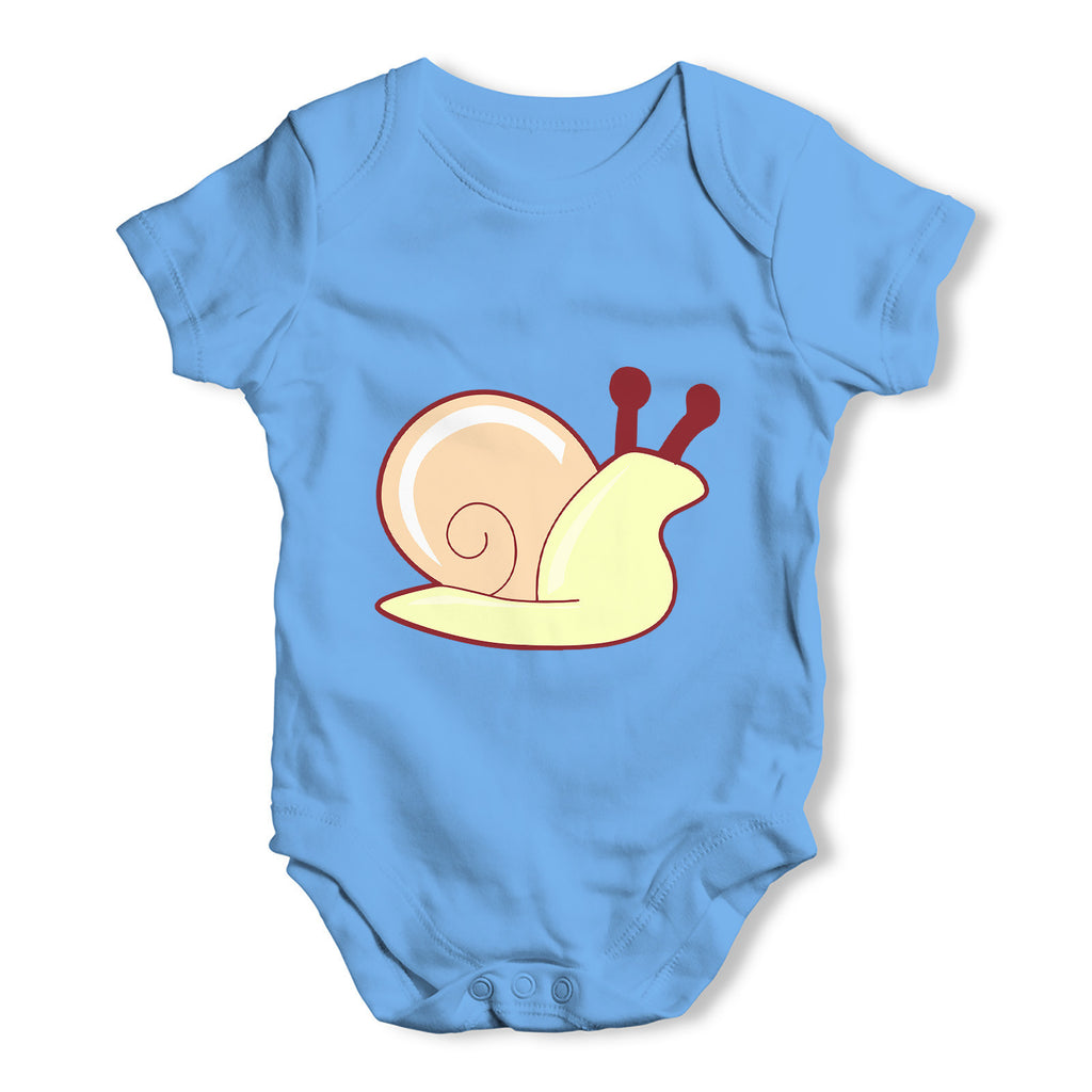 Cute Snail Baby Grow Bodysuit