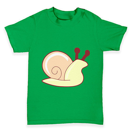 Cute Snail Baby Toddler T-Shirt