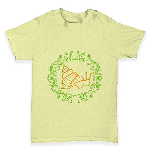 Garden Snail Baby Toddler T-Shirt