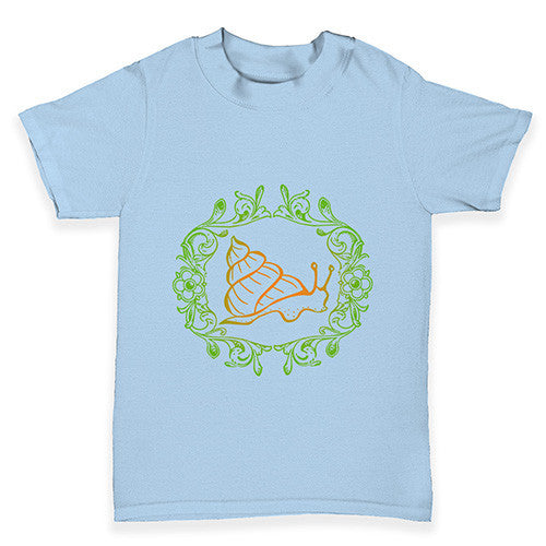 Garden Snail Baby Toddler T-Shirt