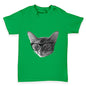 Hipster Cat Nerdy Baby Toddler T-Shirt