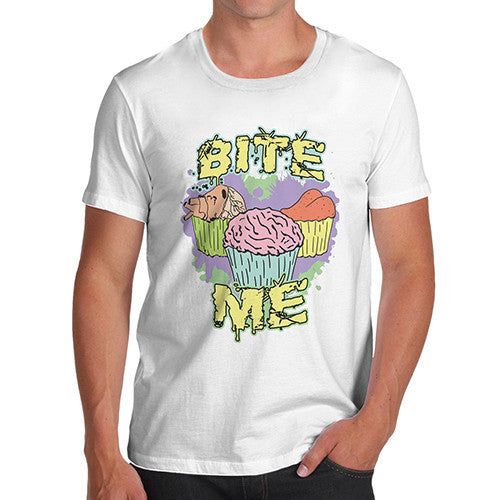 Men's Bite Me Cupcake T-Shirt