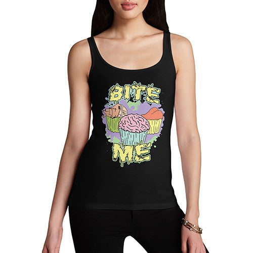 Women's Bite Me Cupcake Tank Top