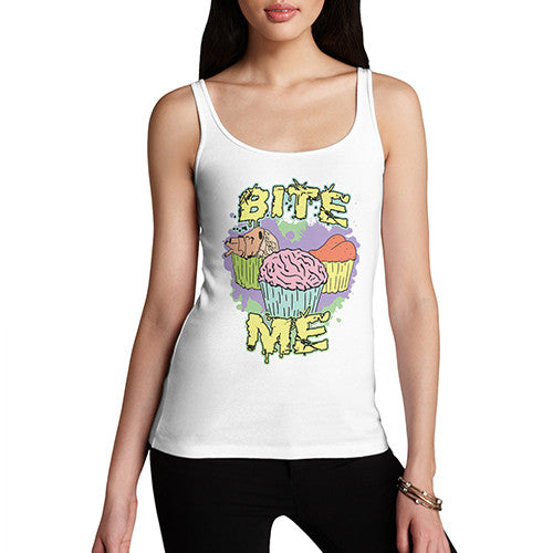 Women's Bite Me Cupcake Tank Top