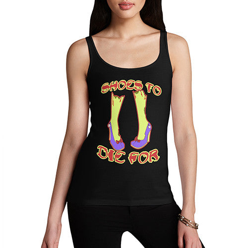 Women's Zombie Shoes To Die For Tank Top