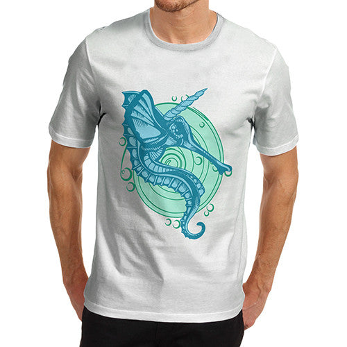 Men's Unicorn Sea Horse T-Shirt