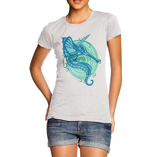 Women's Unicorn Sea Horse T-Shirt