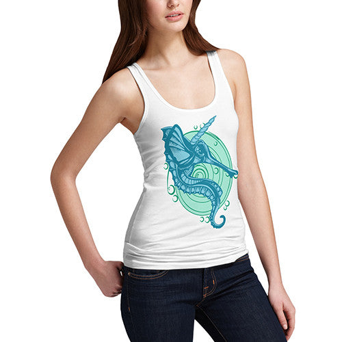 Women's Unicorn Sea Horse Tank Top