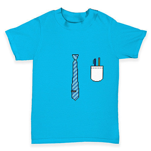 Tie And Pocket Baby Toddler T-Shirt