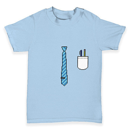 Tie And Pocket Baby Toddler T-Shirt