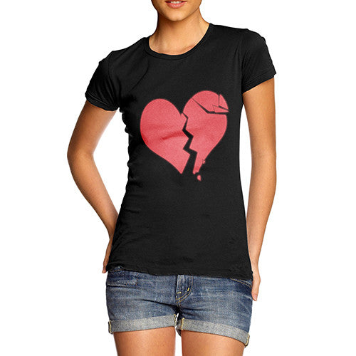 Women's Shattered Heart T-Shirt